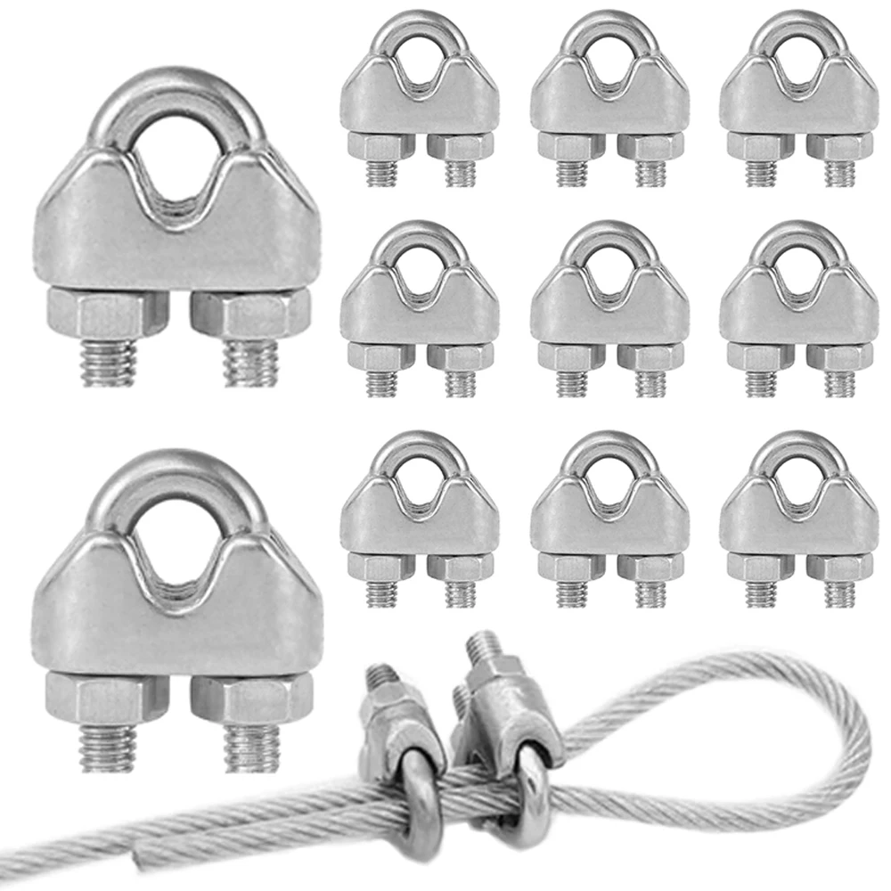 String Tension Clip - 12 Buah Klem Kabel Tipe U