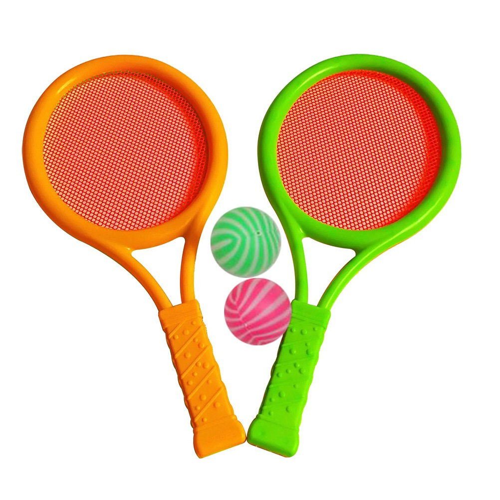 Badminton Fun Game - Set Raket dan Bola Tenis Bulu