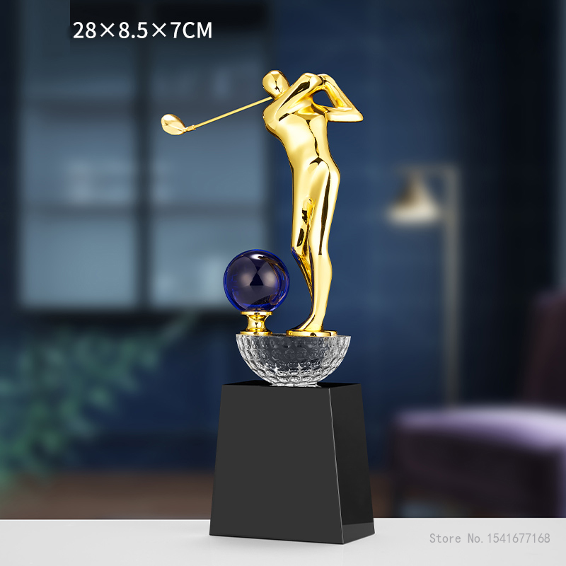 Badminton Cup - Disesuaikan High-end Golf kristal piala, Souvenir