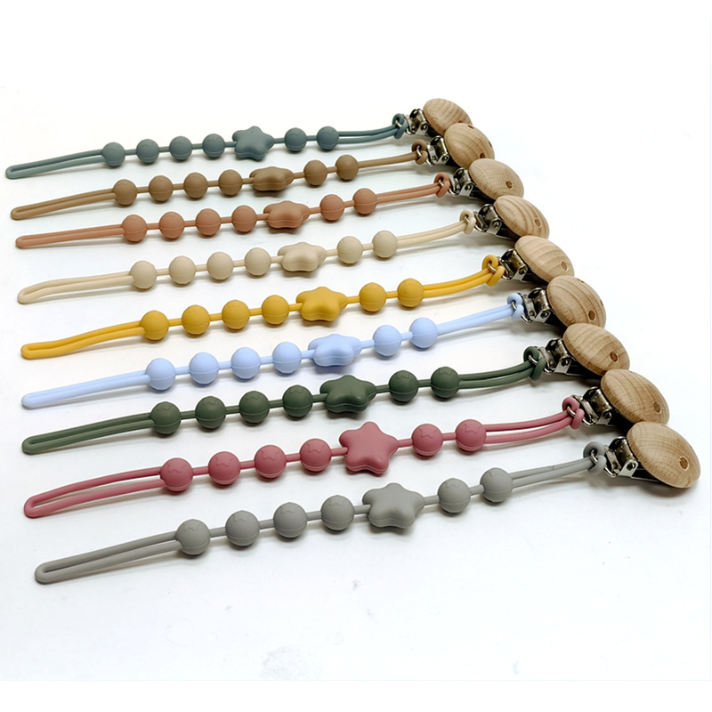 String Tension Clip - 1/18 buah Teether rantai bayi silikon