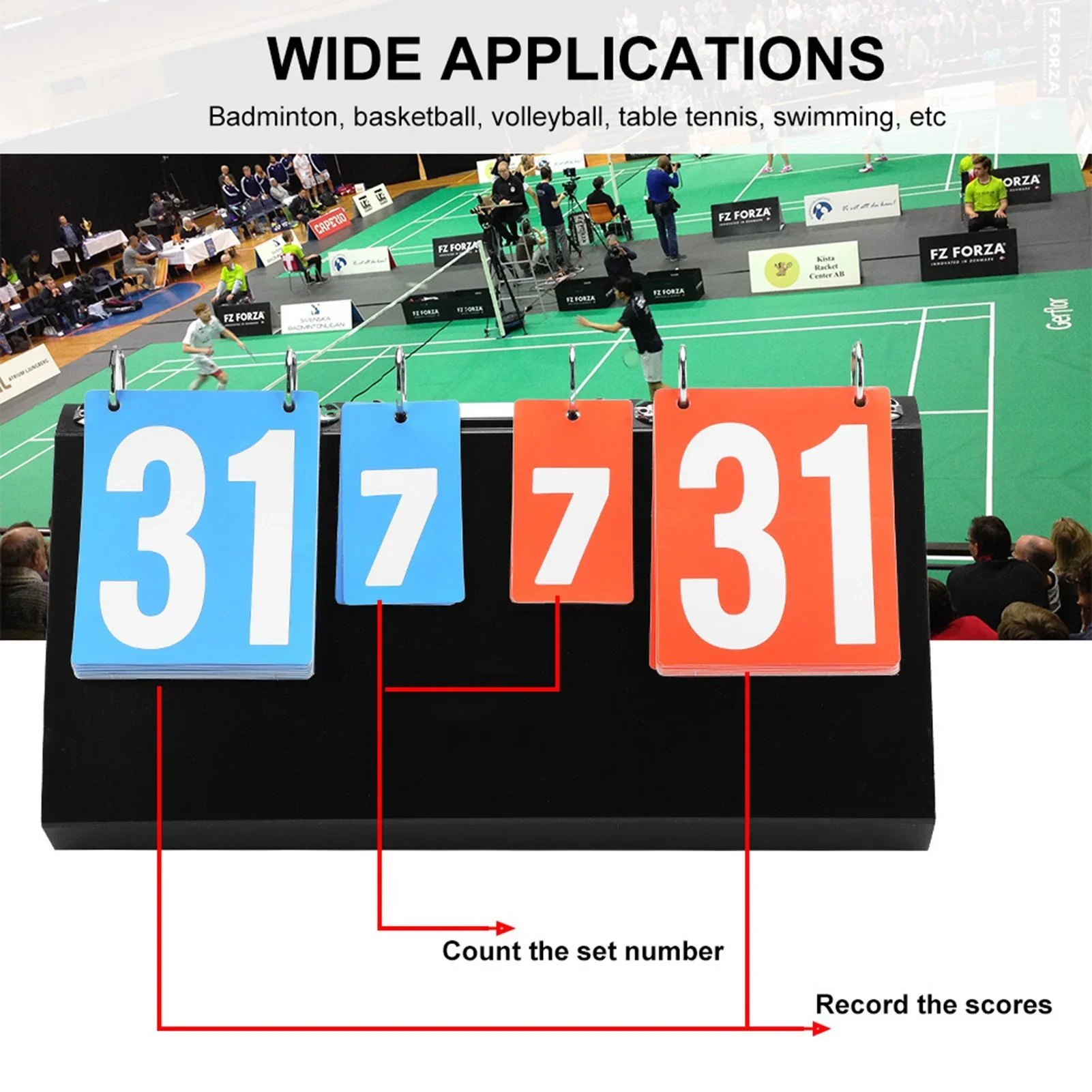 Badminton Score - Papan Skor Kompetisi Olahraga 4 Digit