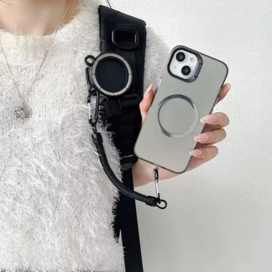 String Tension Clip - Penjepit Dudukan Ponsel Magnetik Ransel/Sabuk Bebas