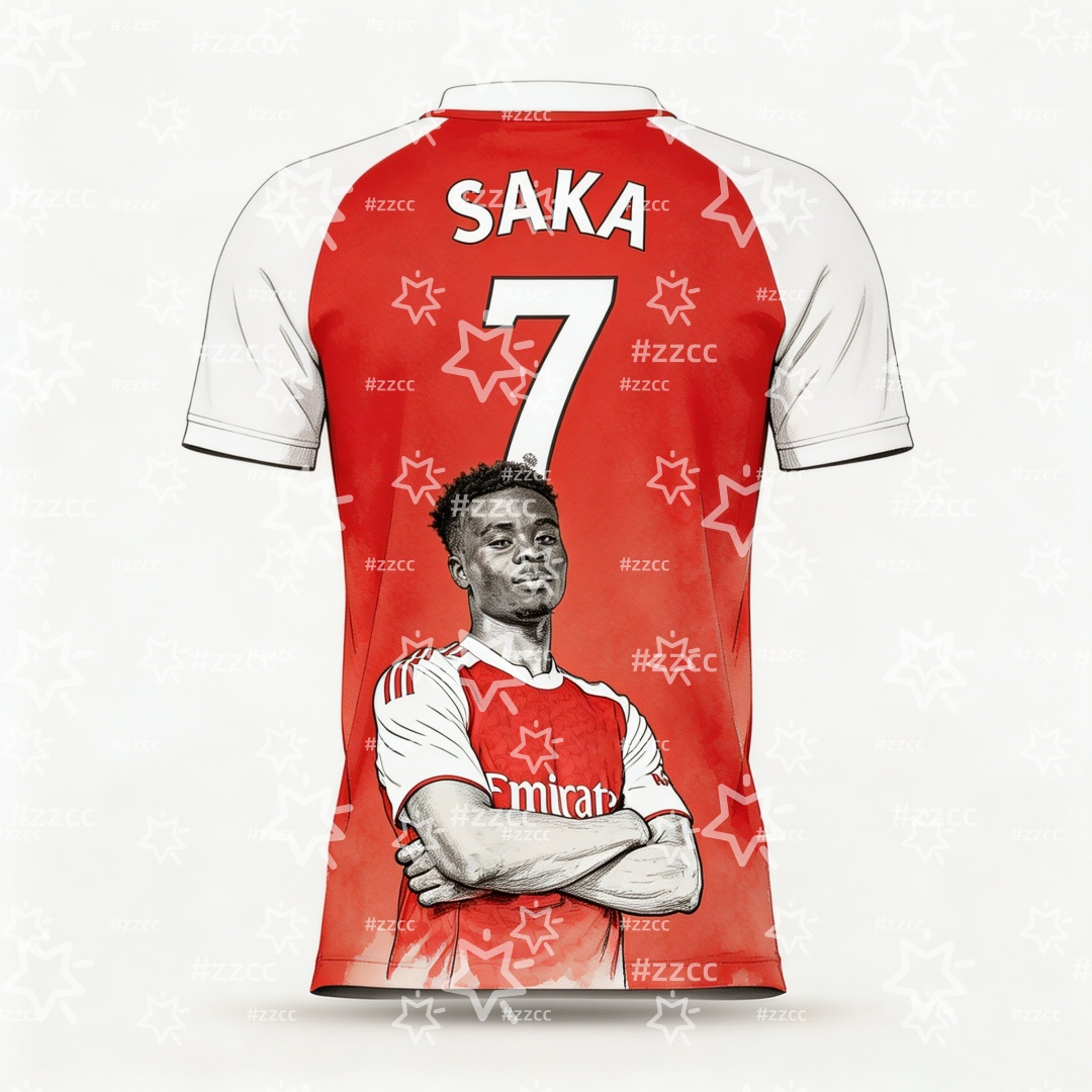 Badminton England - 2026 Bukayo Saka Jersey Sepak Bola
