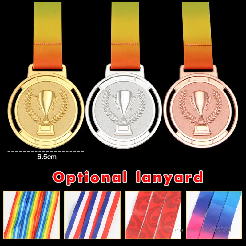 Badminton Cup - Medali Logam Maraton Bulu Tangkis Kustom,