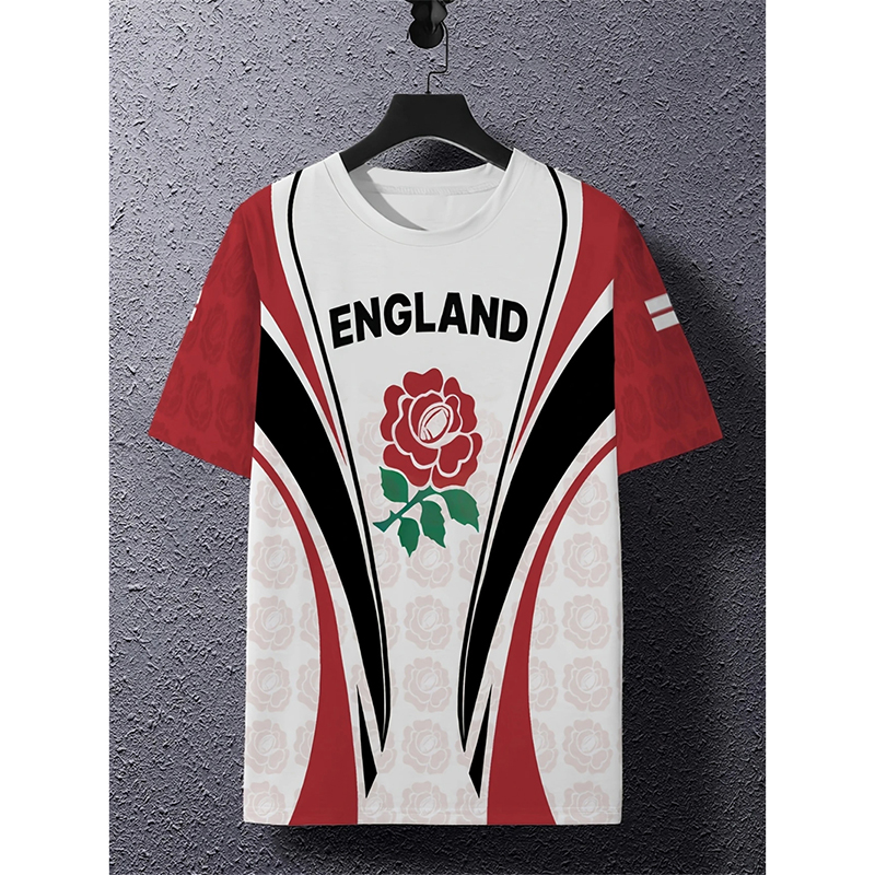 Kaos Pria Bergambar Bendera In - Badminton England ulasan dan harga