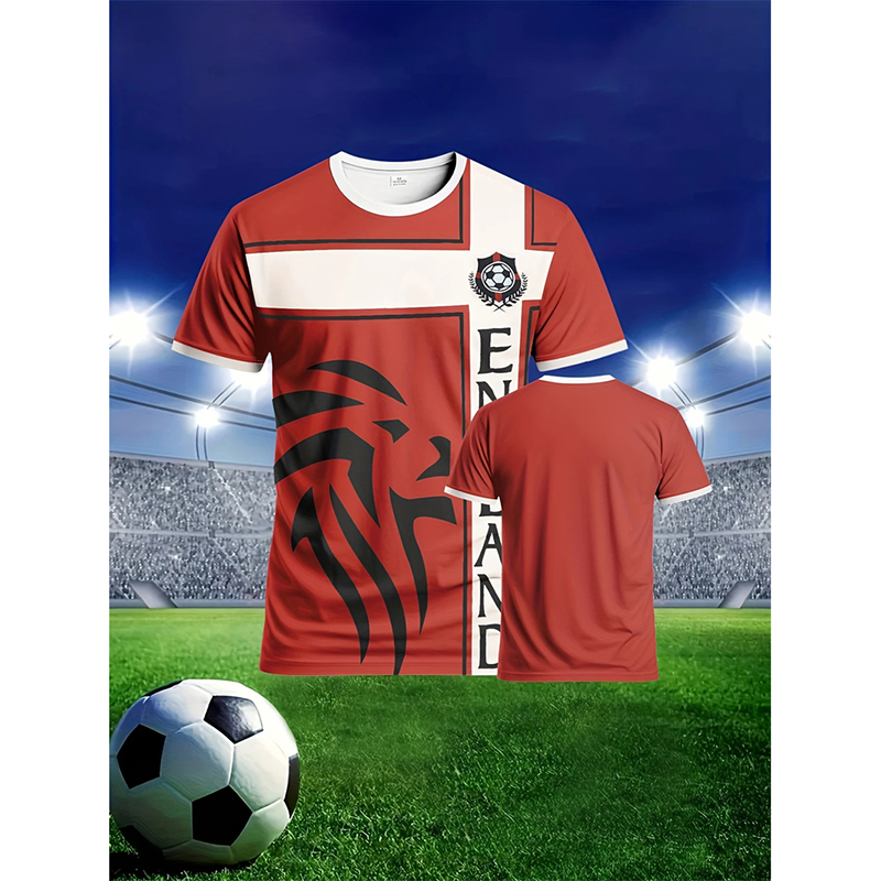 Kaos Pria Bergambar Bendera In - Badminton England ulasan dan harga