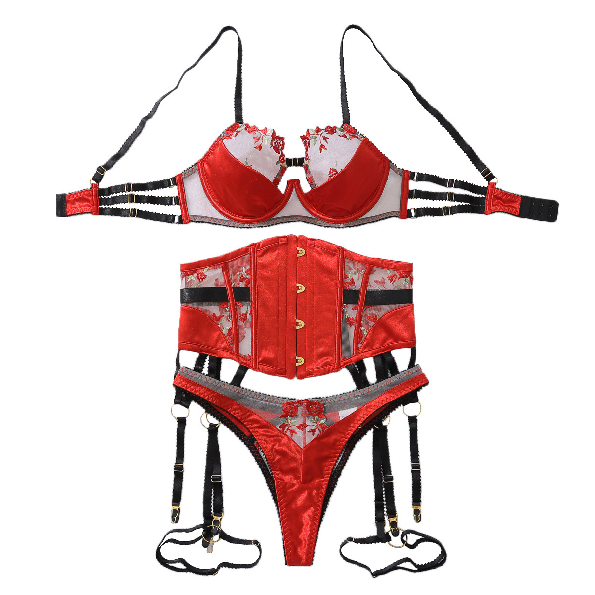 Set Lingerie Dekorasi Tali Bah - Badminton Cup ulasan dan harga