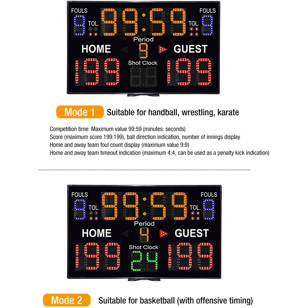 Papan skor Digital gantung din - Badminton Score ulasan dan harga