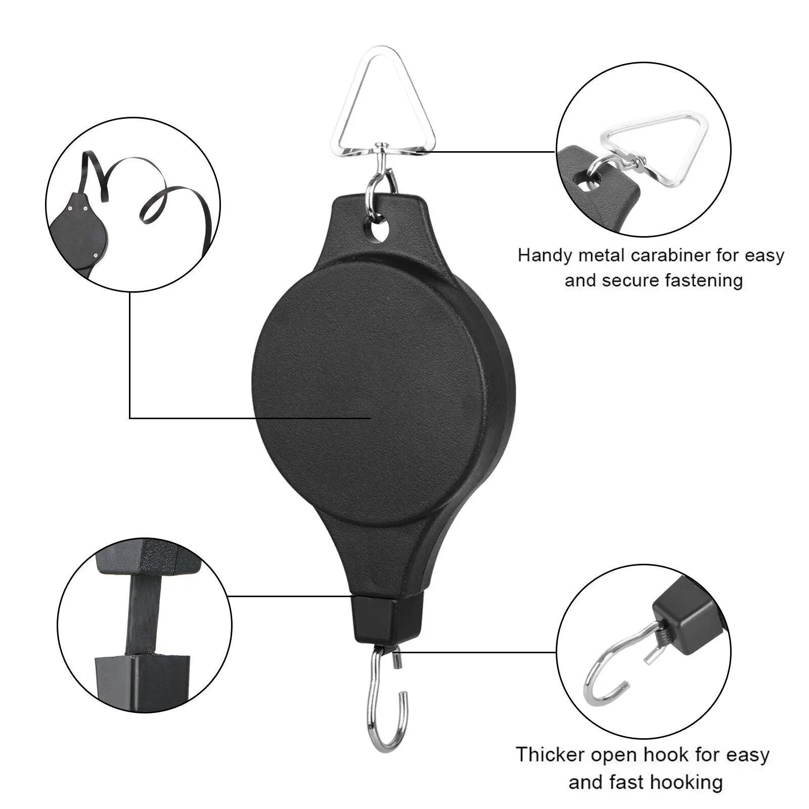 Kait Keranjang Gantung Tanaman - String Tension Clip ulasan dan harga