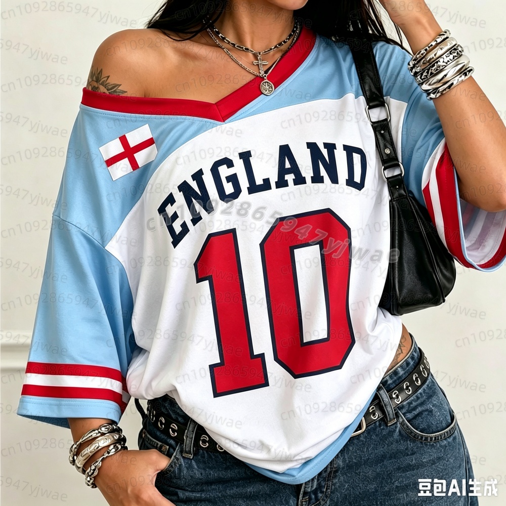 Kaos Jersey Sepak Bola Wanita  - Badminton England ulasan dan harga