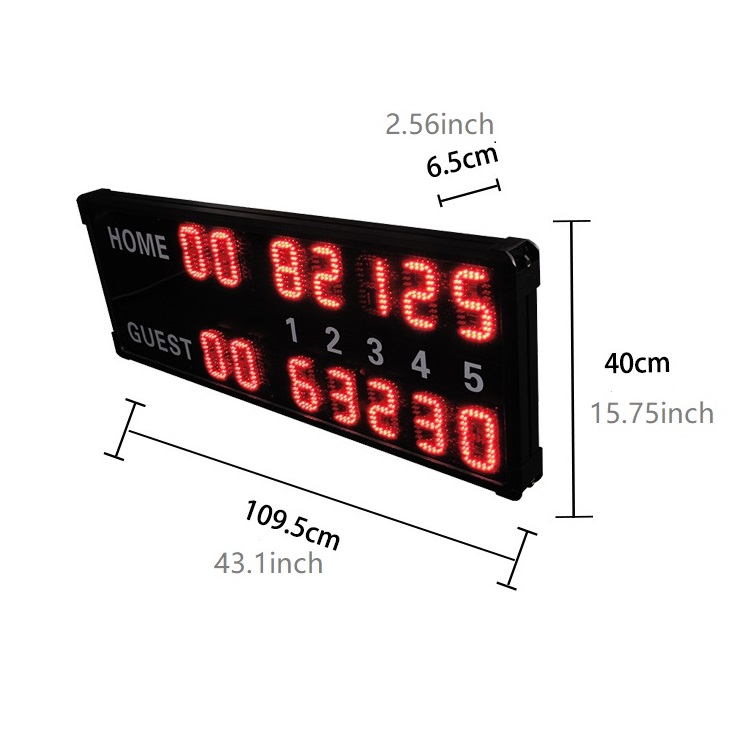 Papan Skor LED Tahan Air 14 Di - Badminton Score ulasan dan harga