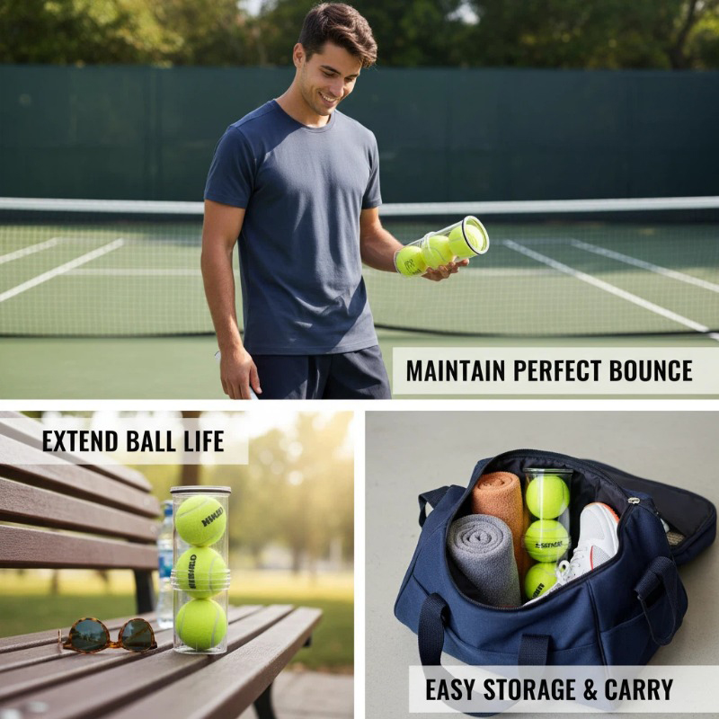 Penekan Tekanan Bola Tenis Tra - Badminton Score ulasan dan harga