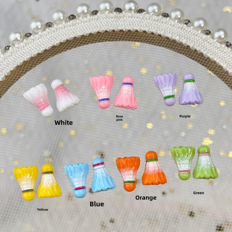 20pcs Aksesoris Kuku 3D Mini K - Badminton Minion ulasan dan harga