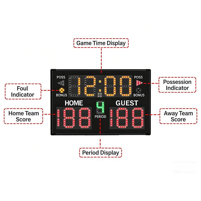 Timer Skor Elektronik Portabel - Badminton Score ulasan dan harga