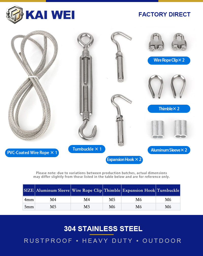 Set Tali Kawat Baja Tahan Kara - String Tension Clip ulasan dan harga